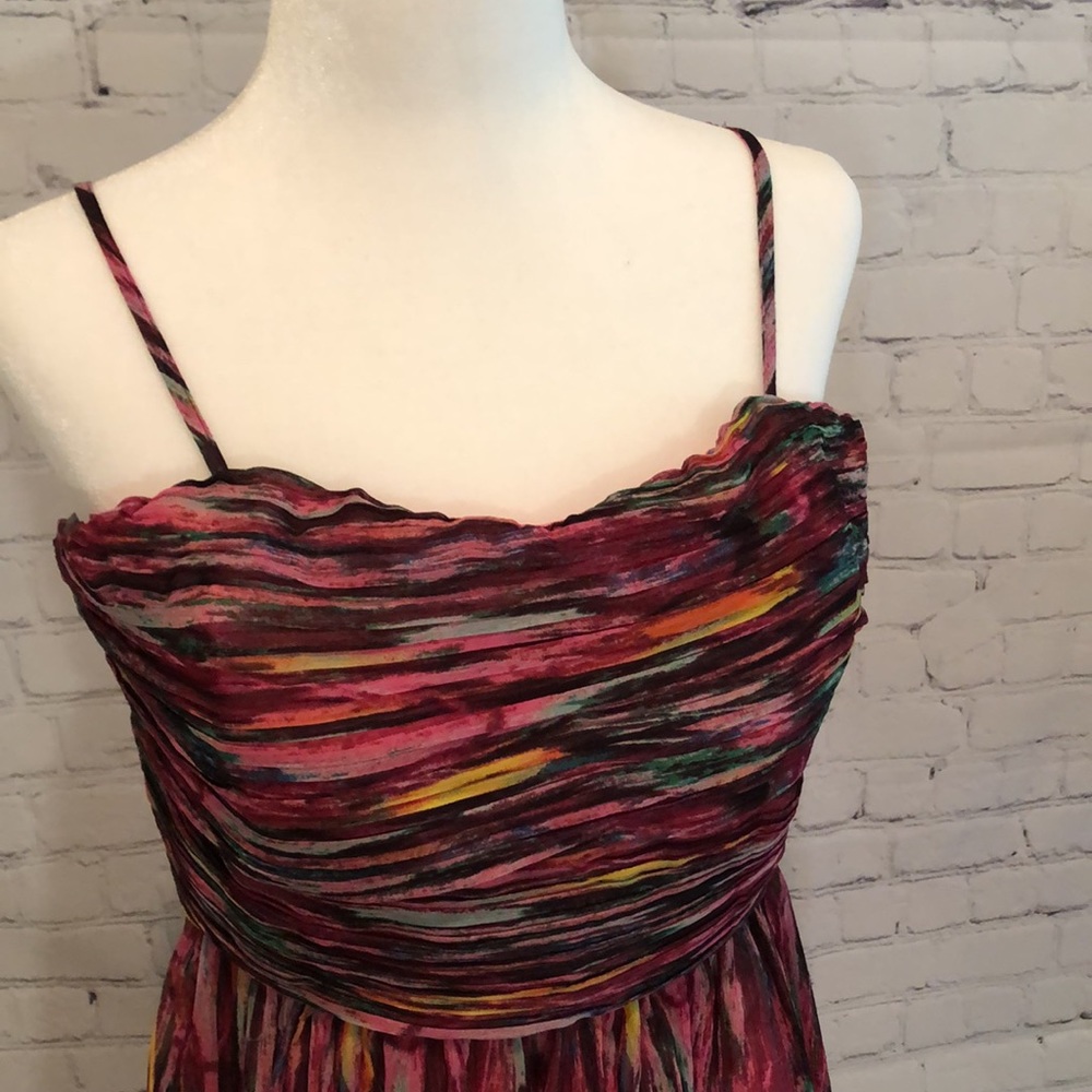 Maroon Multi Color, Removable, Spaghetti Strap Fo… - image 3